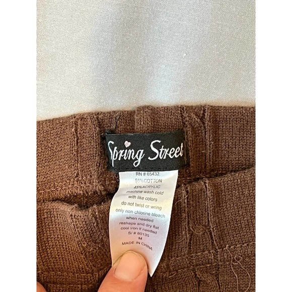 Spring Street Knit Leggings Womans M - Picture 4 of 4